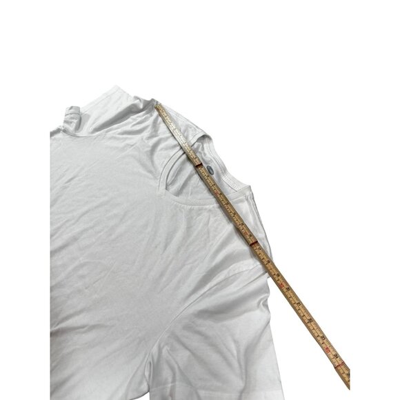 Old Navy Mens Soft-Washed V-Neck T-Shirt XL White - Picture 8 of 9